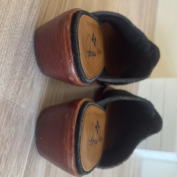 PATRICIA NASH Batista Black Suede Boho Western Cowboy Mule Women’s Size 6 - Picture 7 of 7